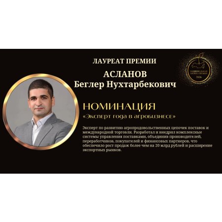 Асланов Беглер Нухтарбекович